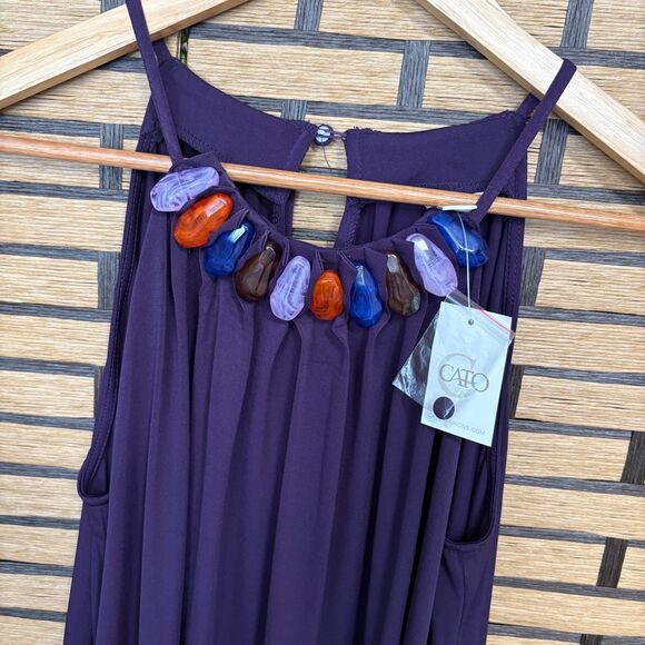 Cato Purple Maxi Dress Size Small‎ - Picture 1 of 9